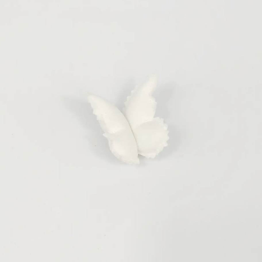 White Cotton Butterfly Wall Decal© - Small