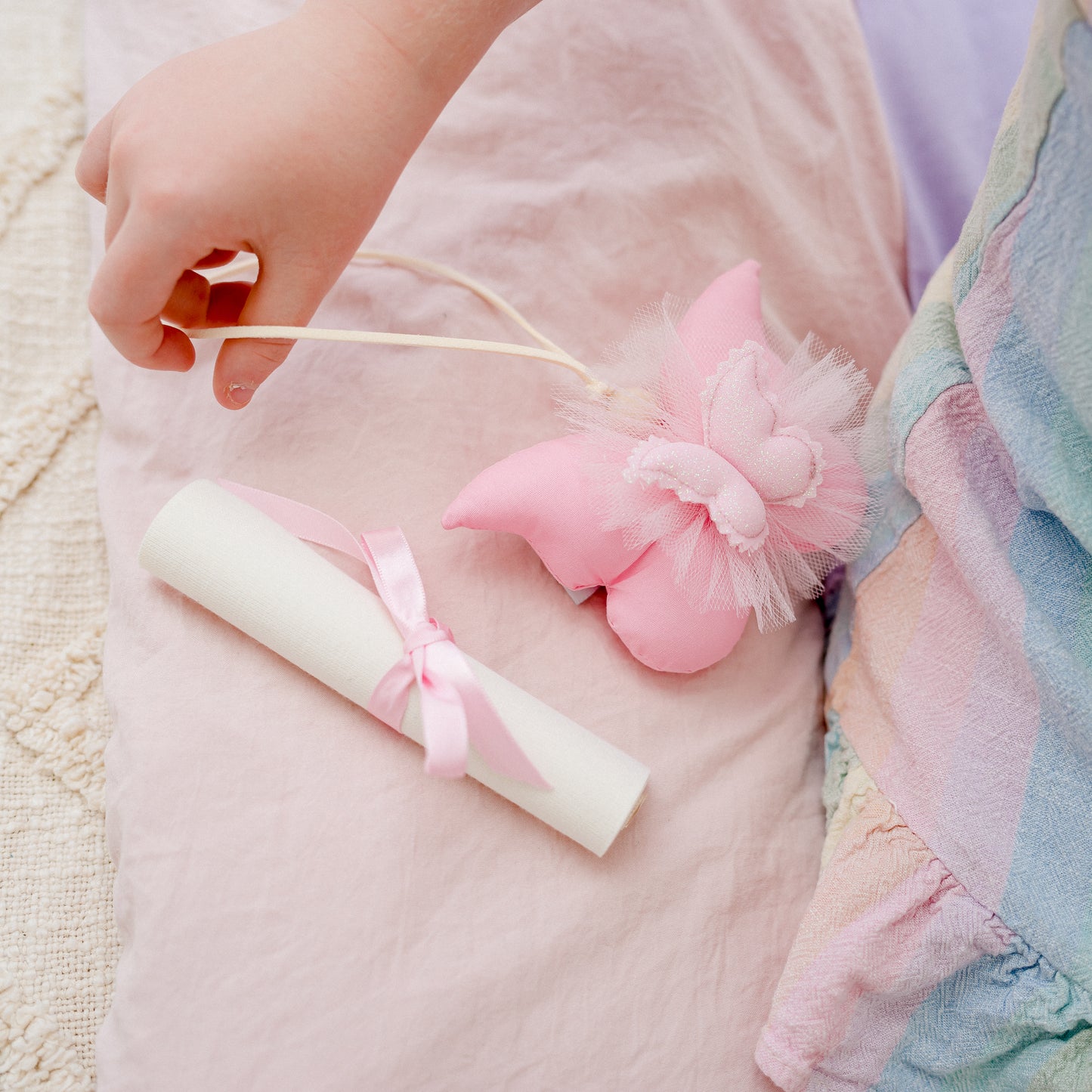 COTTON Butterfly Tooth Fairy Pouch - Pre Order 6-8 Week Leadtime