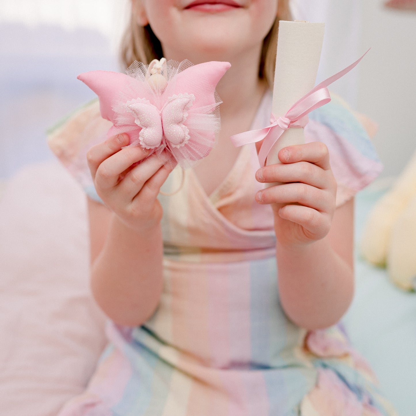 COTTON Butterfly Tooth Fairy Pouch - Pre Order 6-8 Week Leadtime