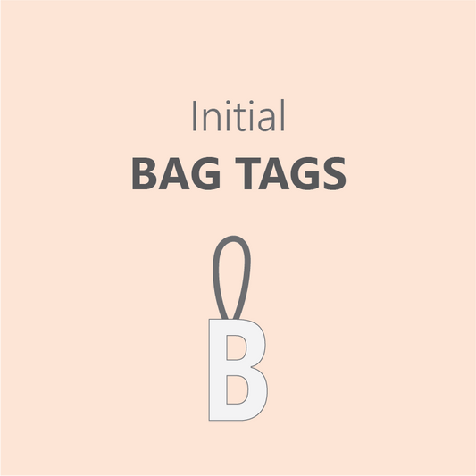 Initial Bag Tag - Pre Order 6-8 Week Leadtime