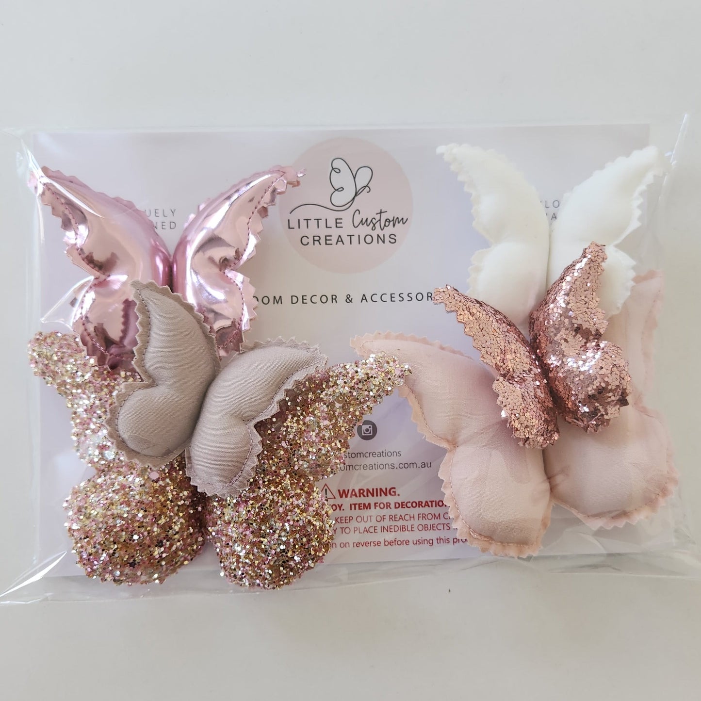 Brazen Beauty Butterfly Decor - 6 Pack