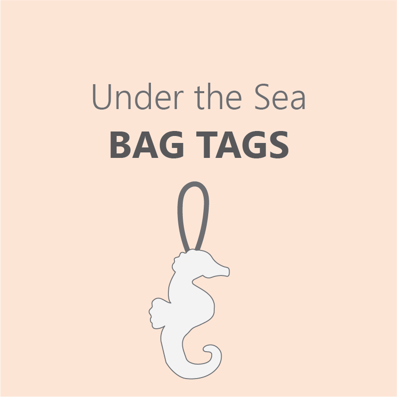 Under The Sea Bag Tag - Pre Order 6-8 Week Leadtime
