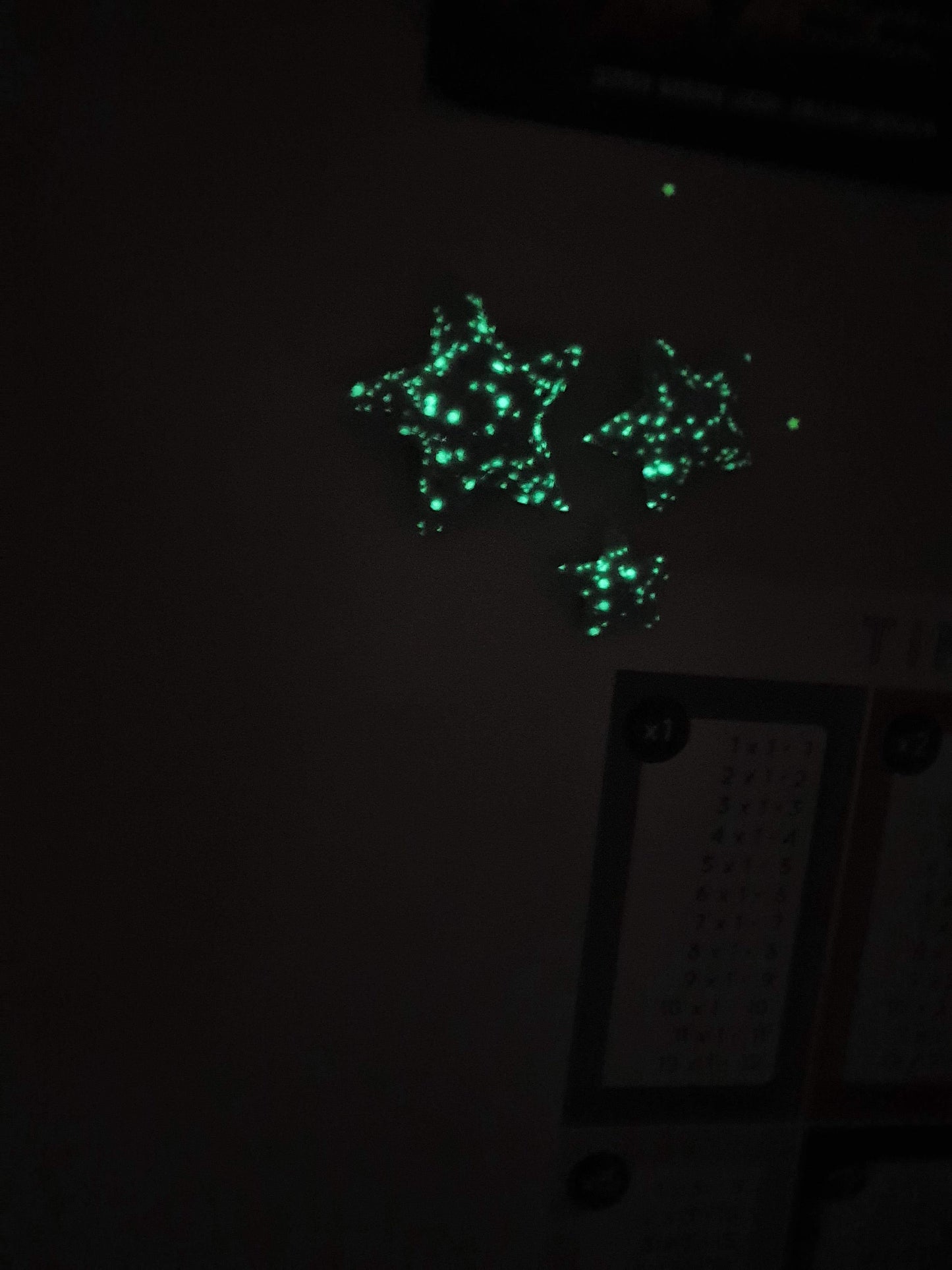 Aqua Glitter Glow In The Dark Butterfly Decor - 3 Pack