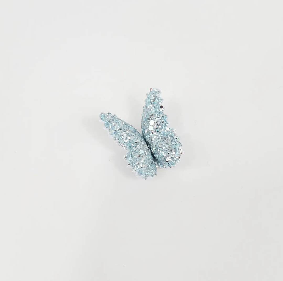 Mint Chunky Glitter Butterfly Wall Decal© - Mini