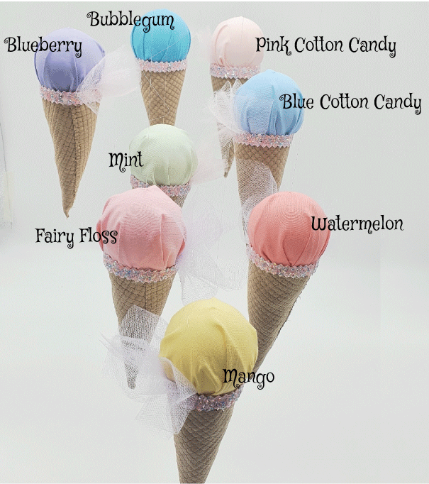 Ice Cream Hanging Decoration - Pre Order 6 week leadtime
