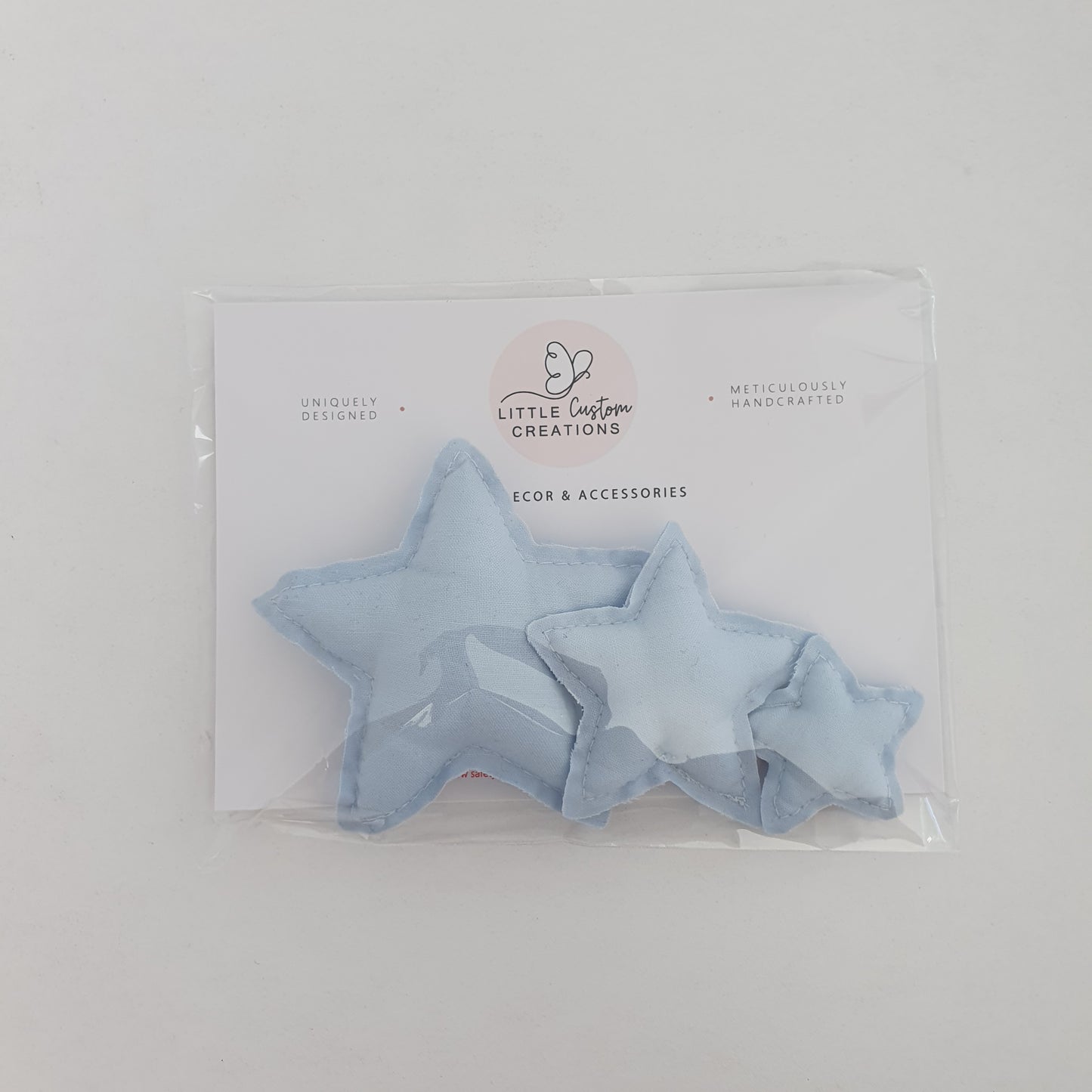 Star Wall Decals © - Baby Blue Cotton 3 Pack