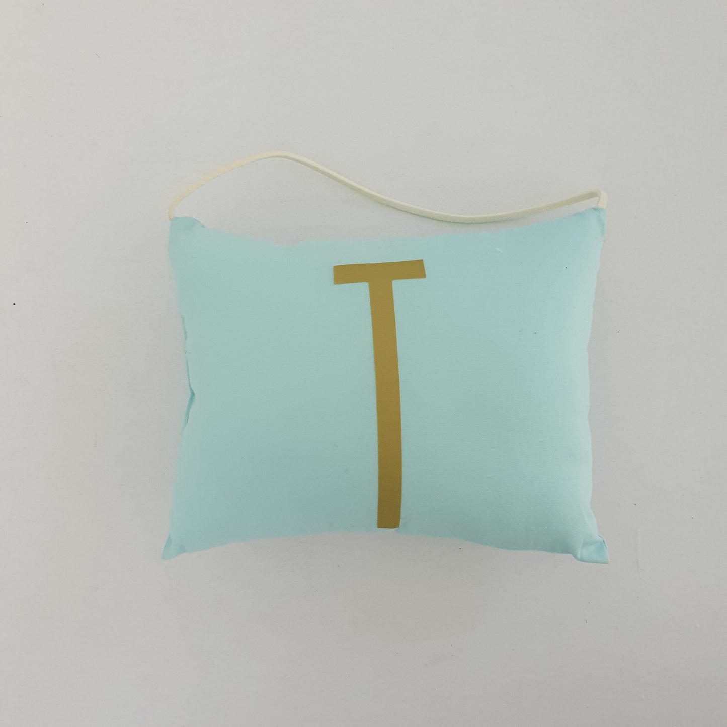 Initial Tooth Fairy Pouch© - Mint T Gold