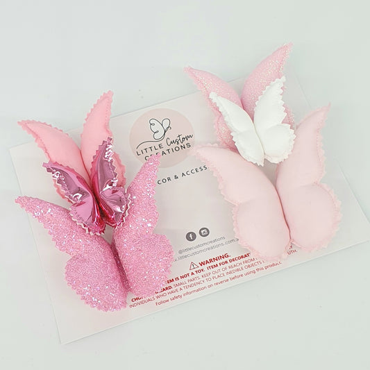 Pink Bliss Butterfly Decor - 6 Pack