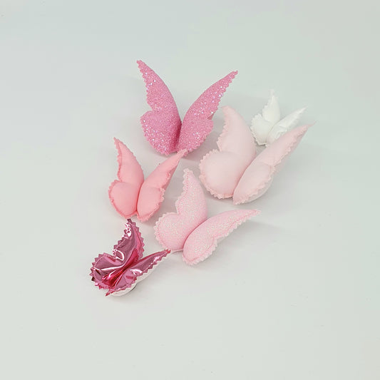 Pink Bliss Butterfly Decor - 6 Pack