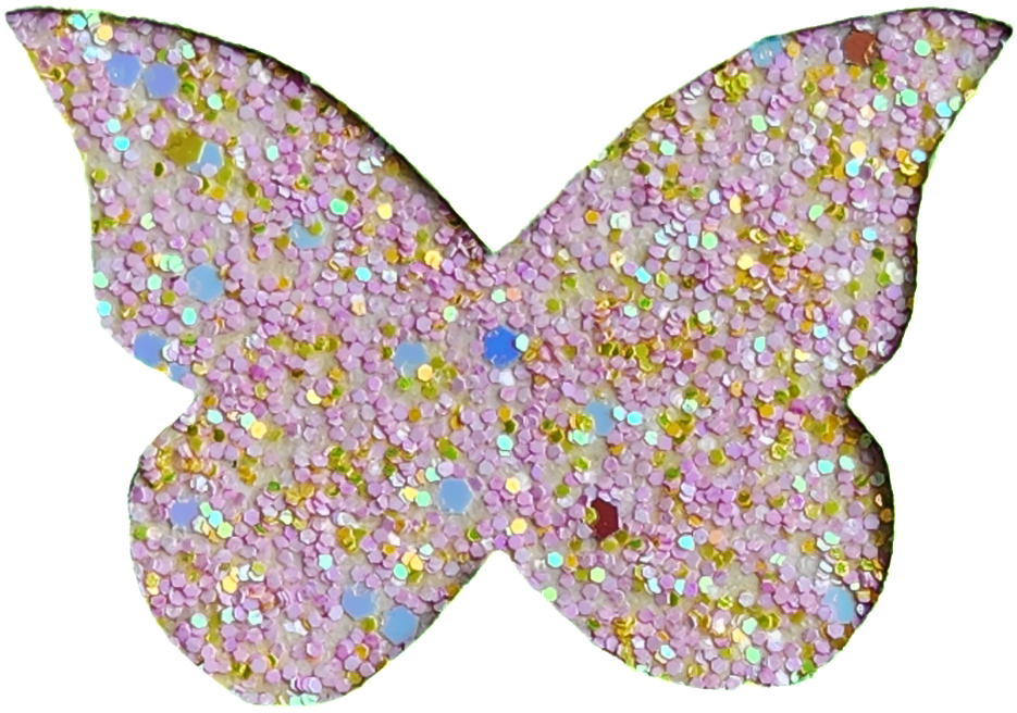 CHUNKY GLITTER Butterfly Wall Decals © - Pre Order 4 Week Leadtime