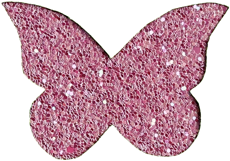 CHUNKY GLITTER Butterfly Wall Decals © - Pre Order 4 Week Leadtime