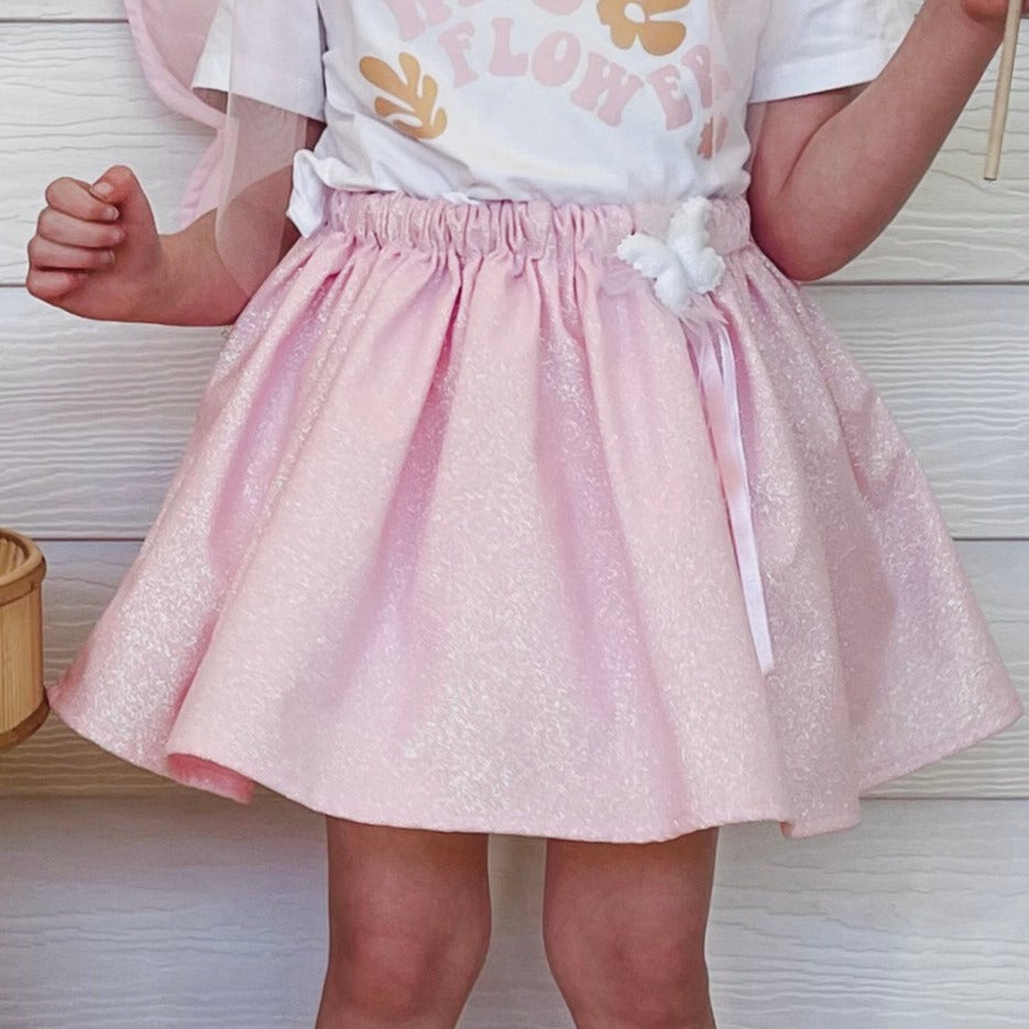 Butterfly Princess Sparkle Skirt © - Pink - Pre Order 4 Week Leadtime