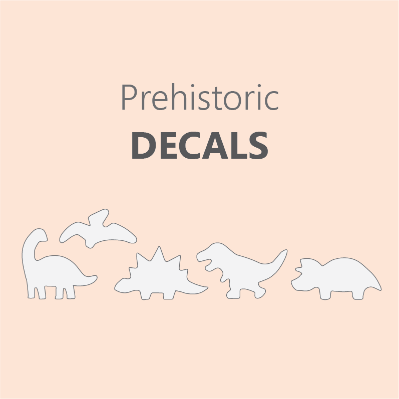 Prehistoric Decals - Pre Order 4 Week Leadtime