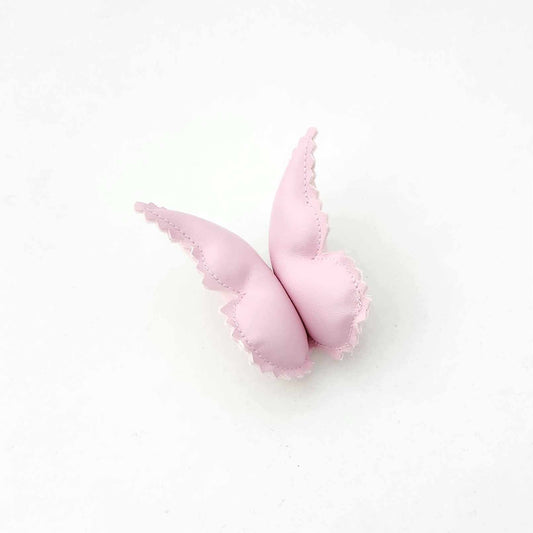 Pink Leatherette Butterfly Wall Decal© - Medium