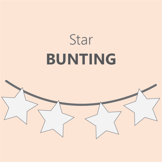 Star Bunting - Pre Order 4 Week Leadtime