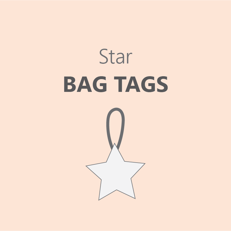 Star Bag Tag - Pre Order 6-8 Week Leadtime