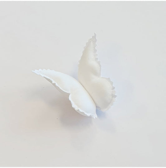 White Cotton Butterfly Wall Decal© - Medium