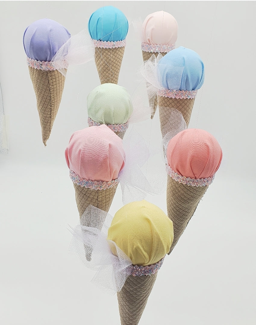 Ice Cream Hanging Decoration - Single - Pre Order 6 week leadtime