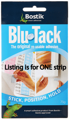 Blu Tack One Strip in Blue/Gray - Optional Add On